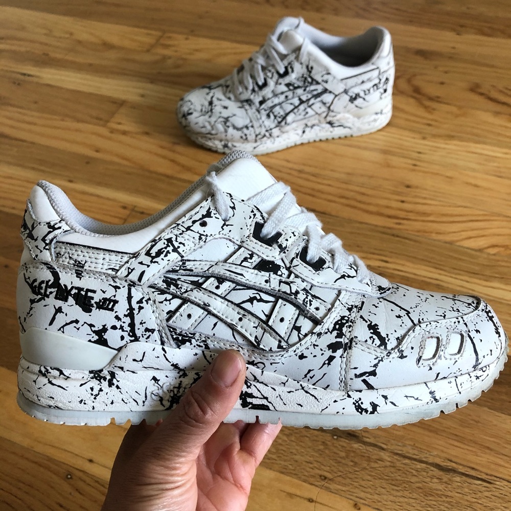 Asics Gel Lyte III white marble pack